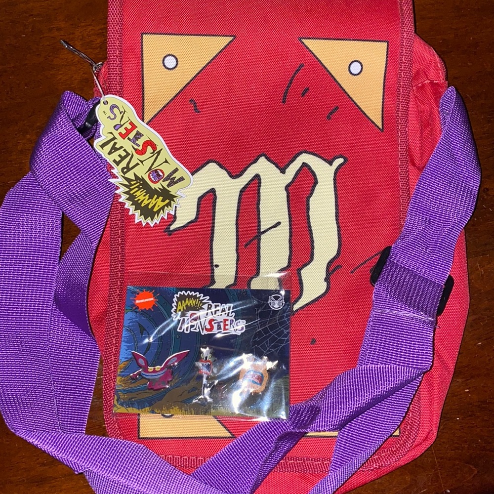 Nickelodeon Aaahh Real Monsters Bag And Pins